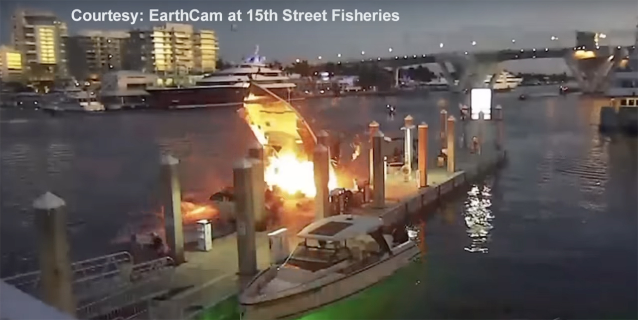 Un Québécois tué par l’explosion d’un bateau à Fort Lauderdale, qui a fait cinq blessés
