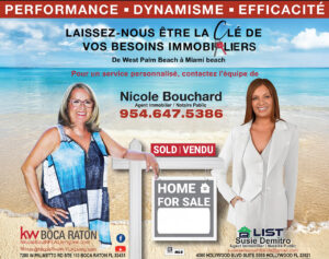 Nicole Bouchard et Susie Dimetro, agents immobiliers en Floride
