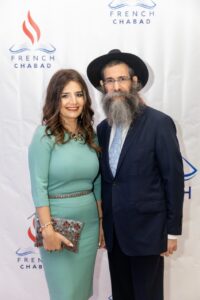 Louiza Frankforter et le rabbin Yisroel Frankforter
