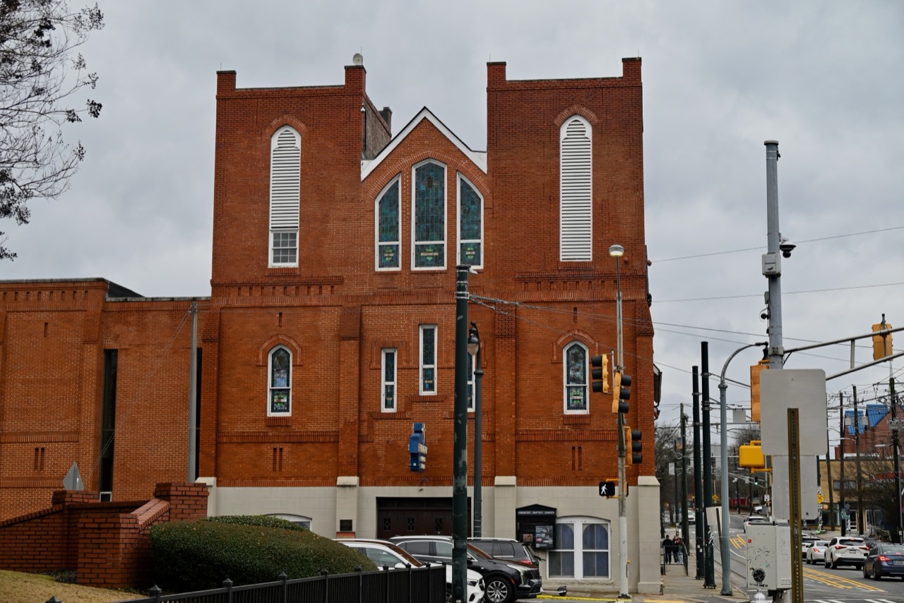 L'Eglise historique Ebenezer, là où prêchait le révérend Martin Luther King Jr