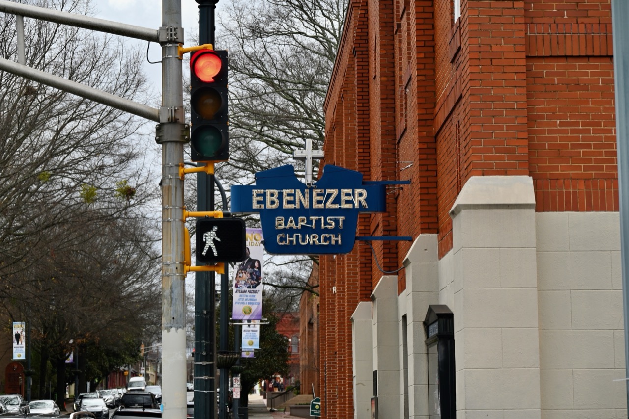 L'Eglise historique Ebenezer, là où prêchait le révérend Martin Luther King Jr