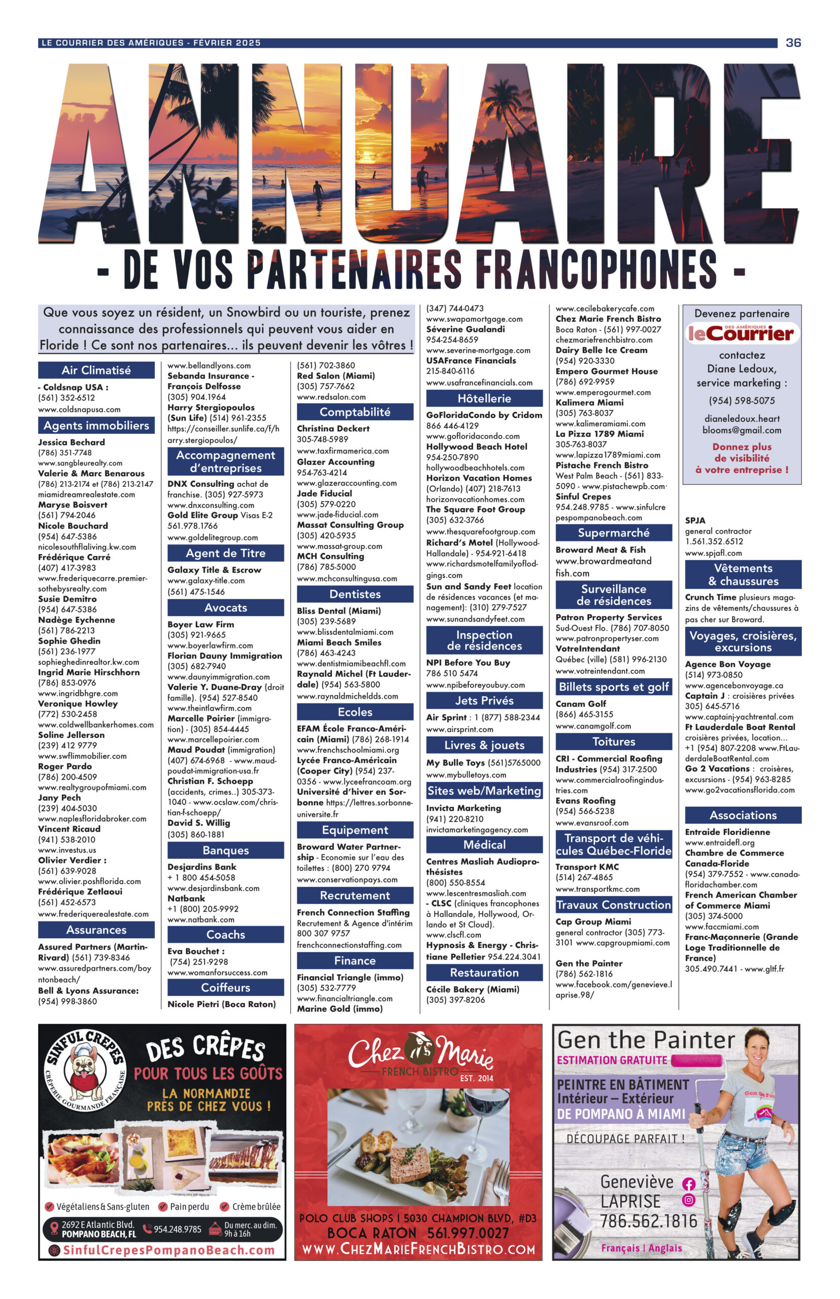 Annuaire des entreprises francophones en Floride
