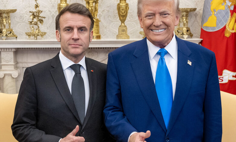 Visite d'Emmanuel Macron à la Maison Blanche