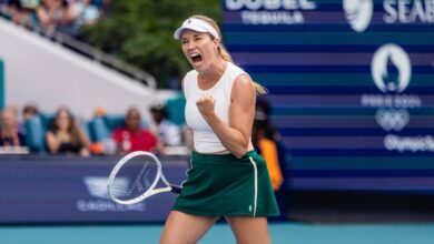Danielle Collins lors de sa victoire au dernier Miami Open
