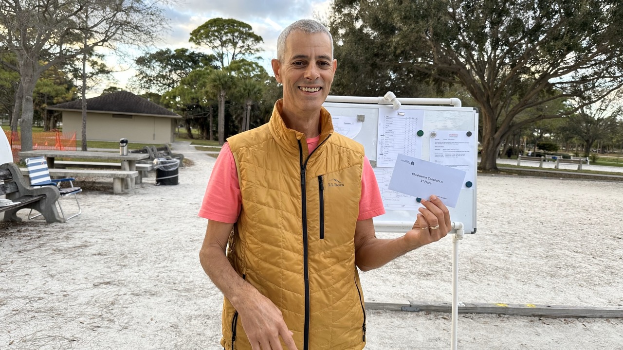 Alain Gimenez, président du South Florida Pétanque Club
