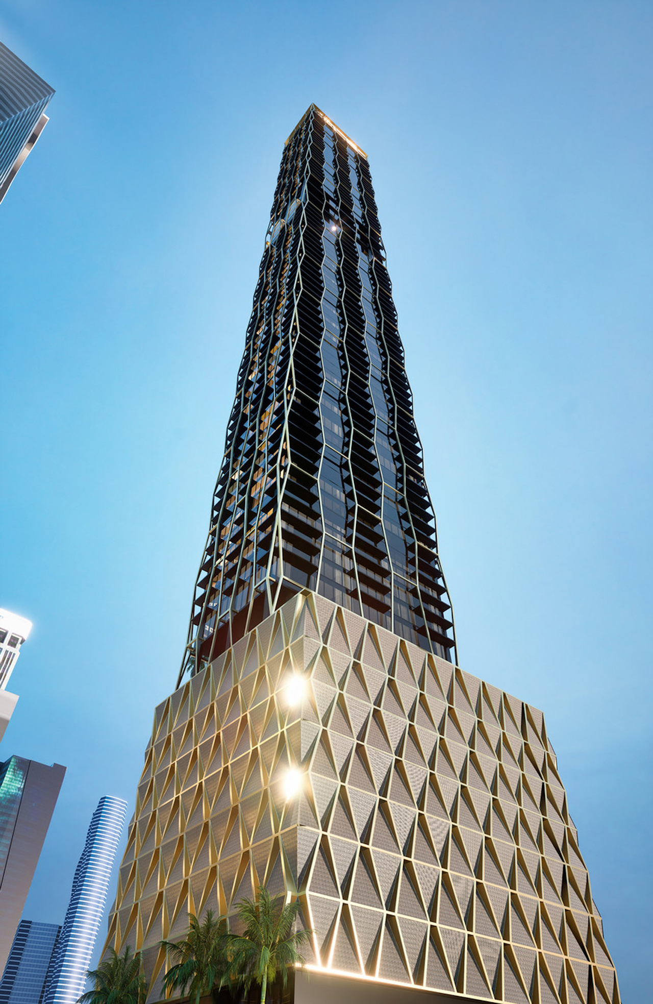 Des architectes québécois ont créé The James Miami Downtown, une future tour immense dans le centre ville