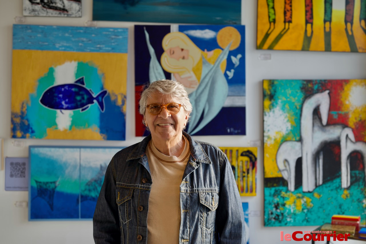 Le peintre français Robert Ibgui