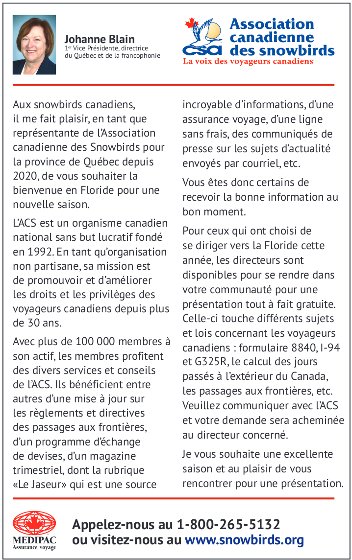 Association Canadienne des Snowbirds