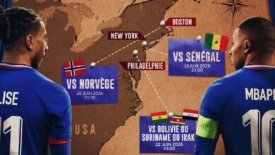Voici les trois matchs que l’équipe de France jouera en juin durant la phase de groupes de la Coupe du Monde de la FIFA 2026
