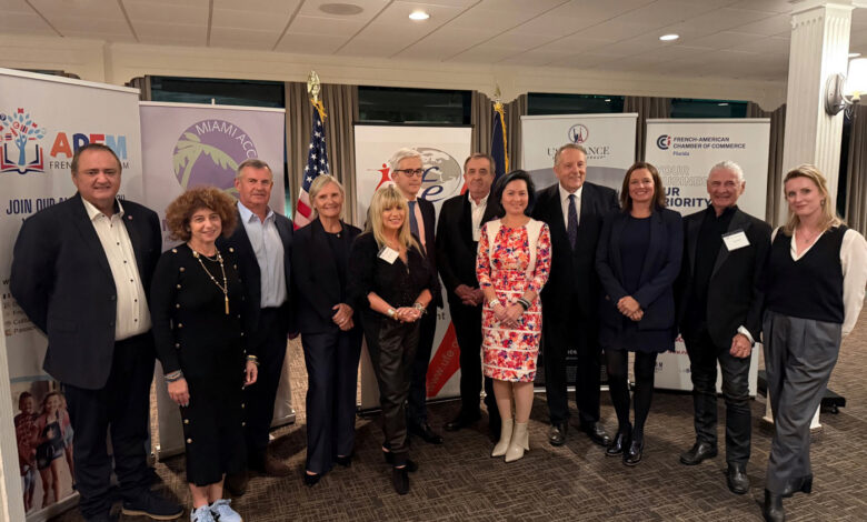 Miami : Nos photos de la soirée des assos françaises en l’honneur du consul de France.
