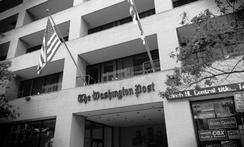 Le Washington Post licencie un tiers de ses effectifs