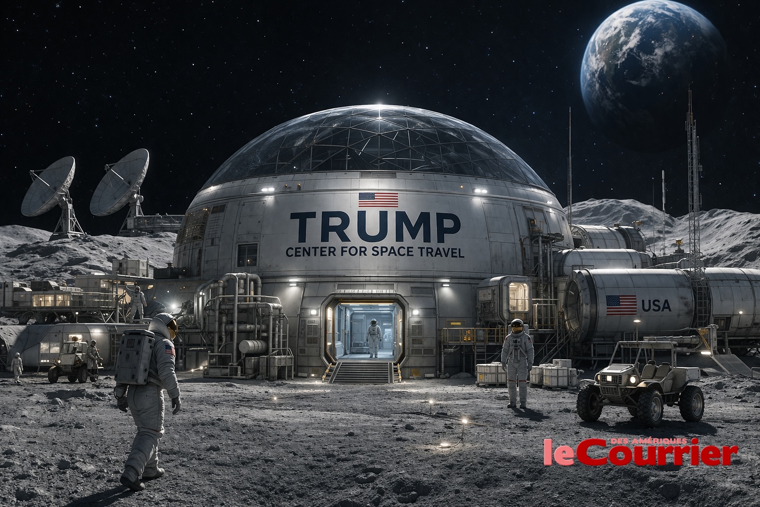 C'est officiel, la base lunaire sera nommée "Trump Center for Space Travel"