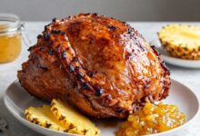 Recette américaine Jambon glacé avec chutney d'ananas