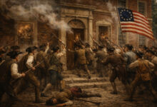 Illustration d'une émeute américaine à Philadelphie