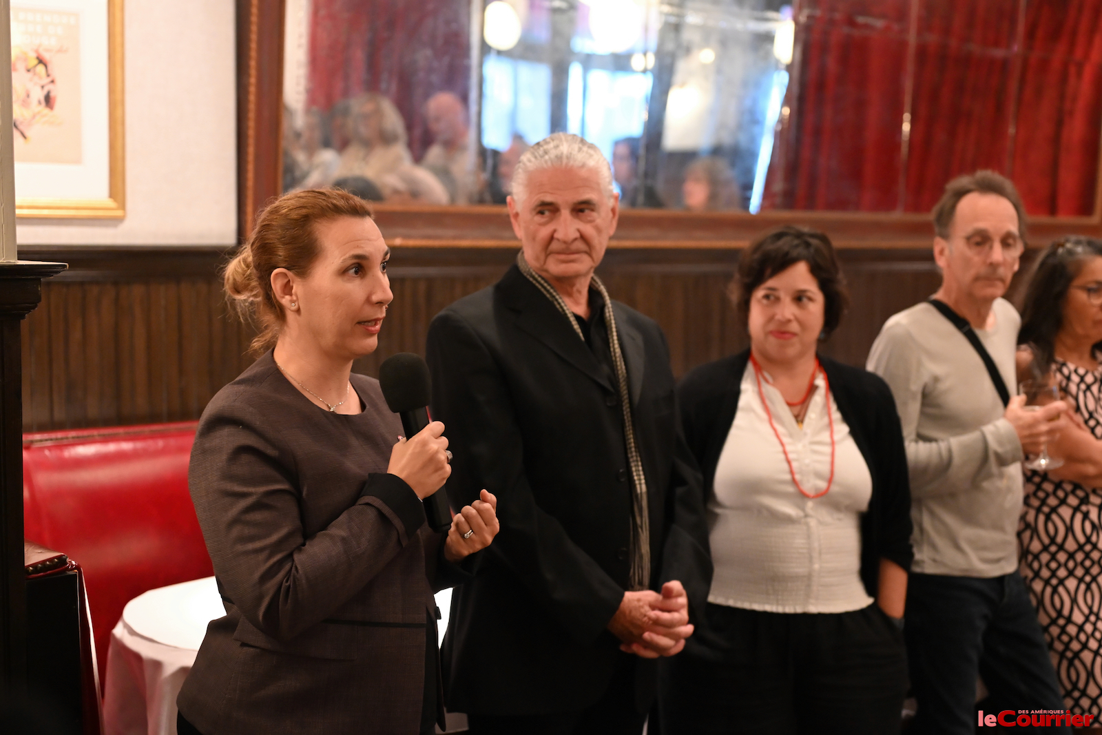 Aline Martin O'Brien, Serge J Massat (FACC Floride) et Sheryll Murriente (Ville de West Palm Beach)