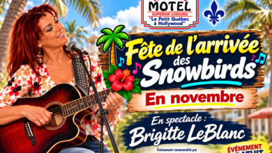 En Novembre, venez à notre Soirée de Retour des Snowbirds à Hollywood