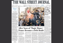 « La France devient une bombe de dettes », titre le Wall Street Journal ce matin